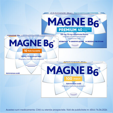 Magne B6, 60 drajeuri, Sanofi 611515
