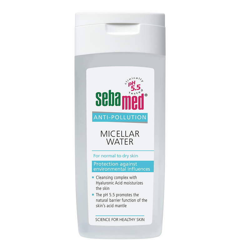 Apa micelară pentru ten normal și uscat Anti-Pollution, 200 ml, Sebamed