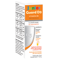 Vitamina D3 Junior Guard, 10 ml, Elantis