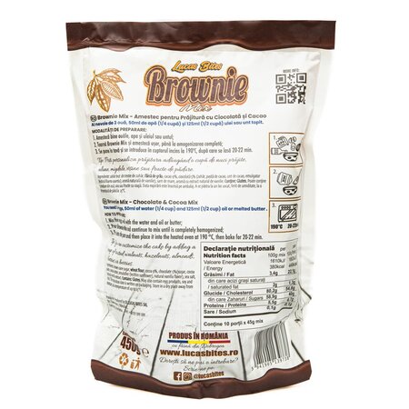 Mix Brownie, 450 g, Lucas Bites 551355