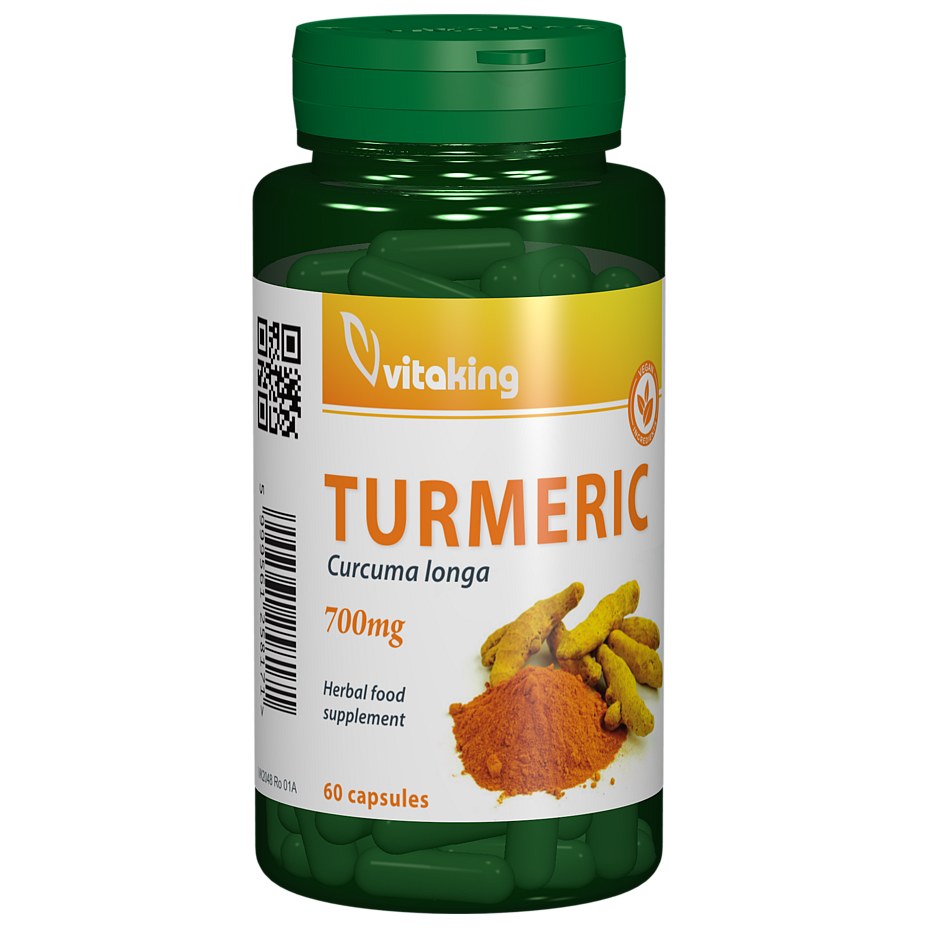 Turmeric (Curcuma), 700 mg, 60 capsule, Vitaking