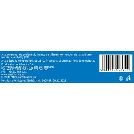 Equilibra Plus, 30 comprimate filmate, Antibiotice SA 706040