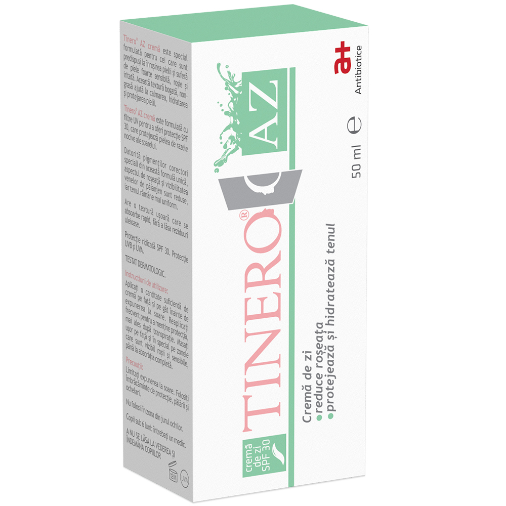 Crema de zi Tinero SPF 30, 50 ml, Antibiotice SA