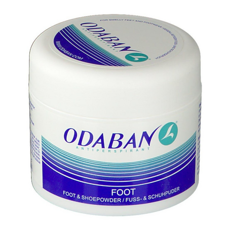 Pudra anti transpiratie pentru picioare si pantofi, 50 g, Odaban