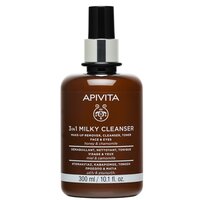 Lapte demachiant 3 in 1 pentru fata si ochi, 300 ml, Apivita