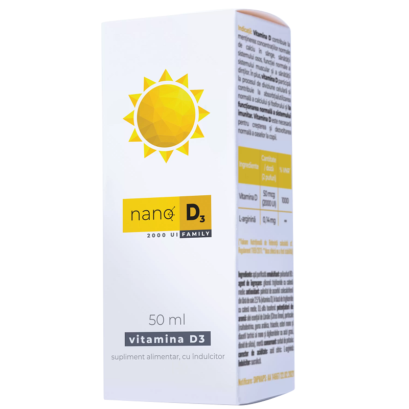 Nano D3 Family 2000 UI, 50 ml, Labomar S.P.A