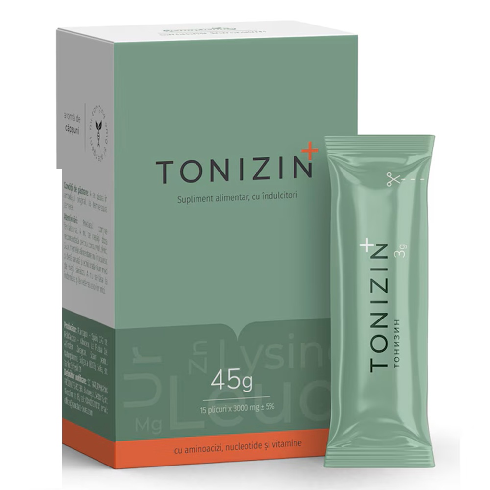 Tonizin cu aminoacizi, nucleotide si vitamine, 15 plicuri, Plantapol