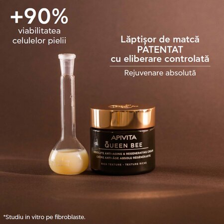 Crema antirid bogata Queen Bee, 50 ml, Apivita 685117