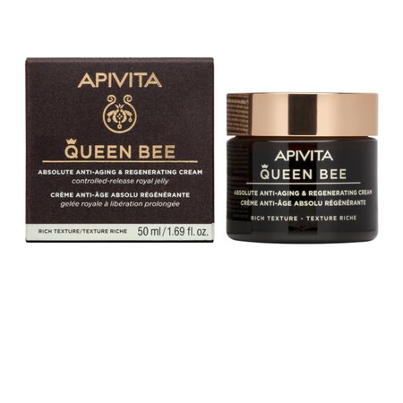 Crema antirid bogata Queen Bee, 50 ml, Apivita 685113