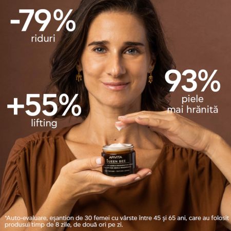 Crema antirid lejera Queen Bee, 50 ml, Apivita 685144