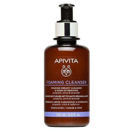 Spuma demachianta pentru fata si ochi, 200 ml, Apivita