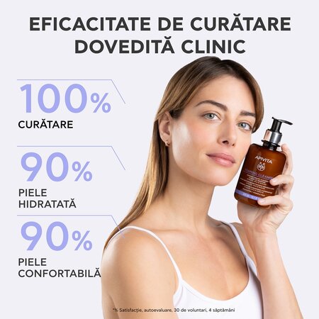Spuma demachianta pentru fata si ochi, 300 ml, Apivita 742266