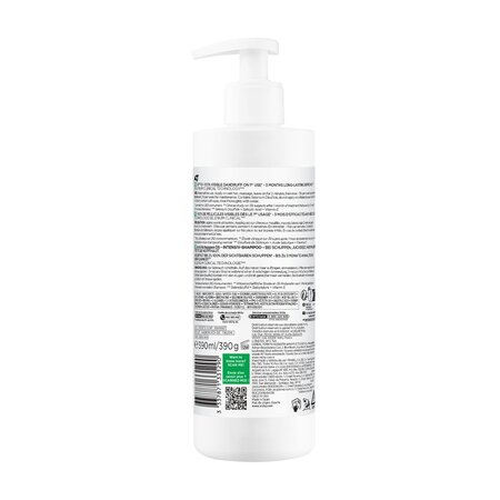 Sampon antimatreata pentru par normal spre gras si scalp cu senzatie de mancarime Dercos, 390 ml, Vichy 748047