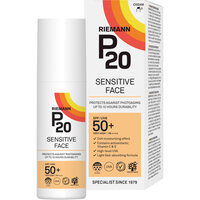 Crema de fata cu protectie solara SPF 50+ Sensitive P20, 50 ml, Riemann