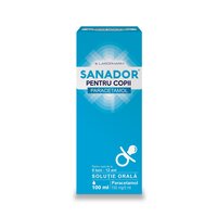Sanador sirop pentru copii, 150 mg/5 ml, 100 ml, Laropharm