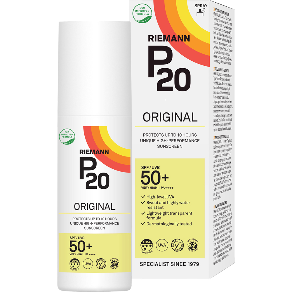 Spray Transparent Sun Protection SPF50 P20, 85 ml, Riemann