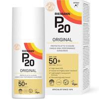 Spray transparent pentru protectie solara cu SPF50 P20 Sun Protection, 200 ml, Riemann