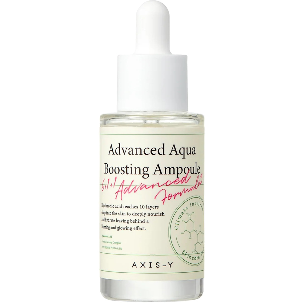 Ser pentru fata intens hidratant cu acid hialuronic Advanced Aqua Boosting Ampoule, 30 ml, Axis-Y