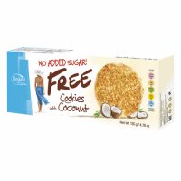Biscuiti crocanti cu nuca de cocos, 135 g, Bogutti