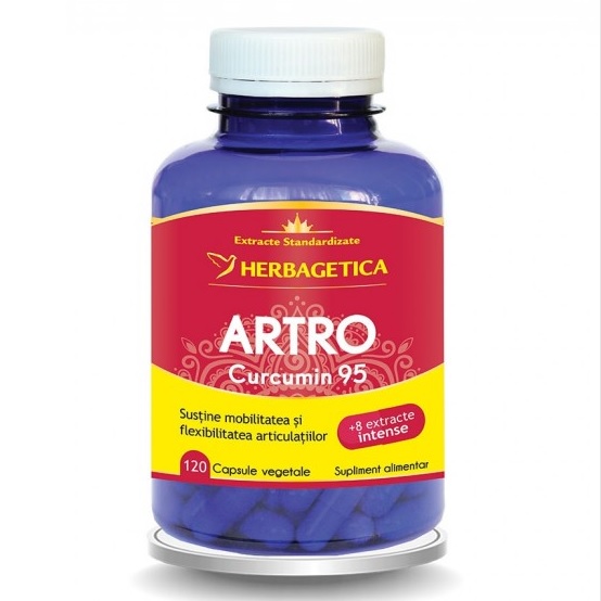 Artro+ Curcumin 95, 120 capsule, Herbagetica