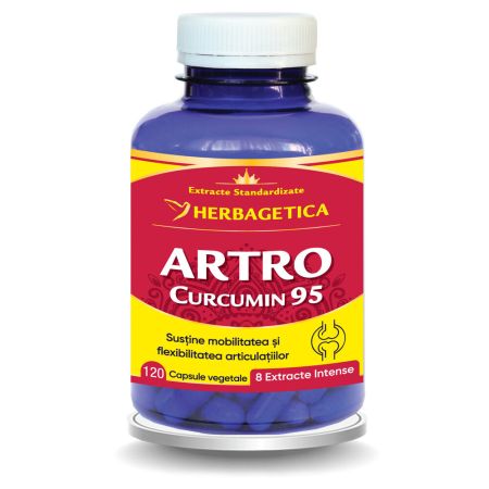 Artro+ Curcumin 95, 120 capsule, Herbagetica