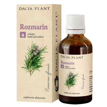 Tinctura de Rozmarin, 50 ml, Dacia Plant