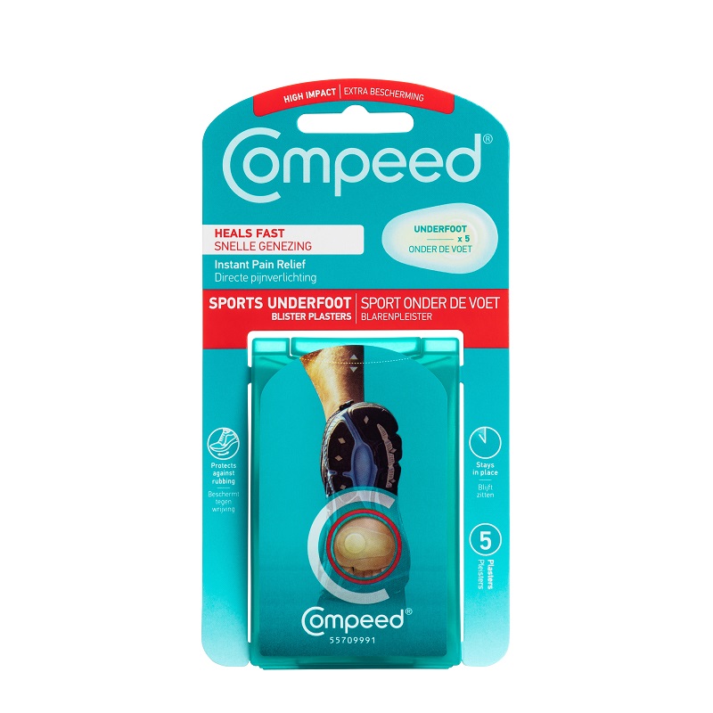 Plasturi pentru basicile din talpa, 5 bucati, Compeed