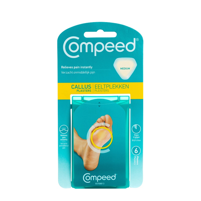 Plasturi pentru bataturi superficiale, Mediu, 6 bucati, Compeed