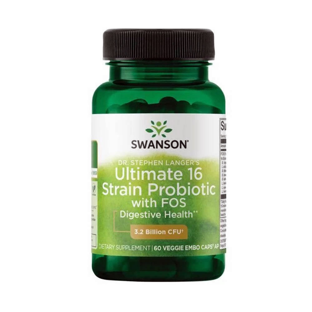 Probiotic 16 tulpini cu FOS, 60 capsule, Swanson