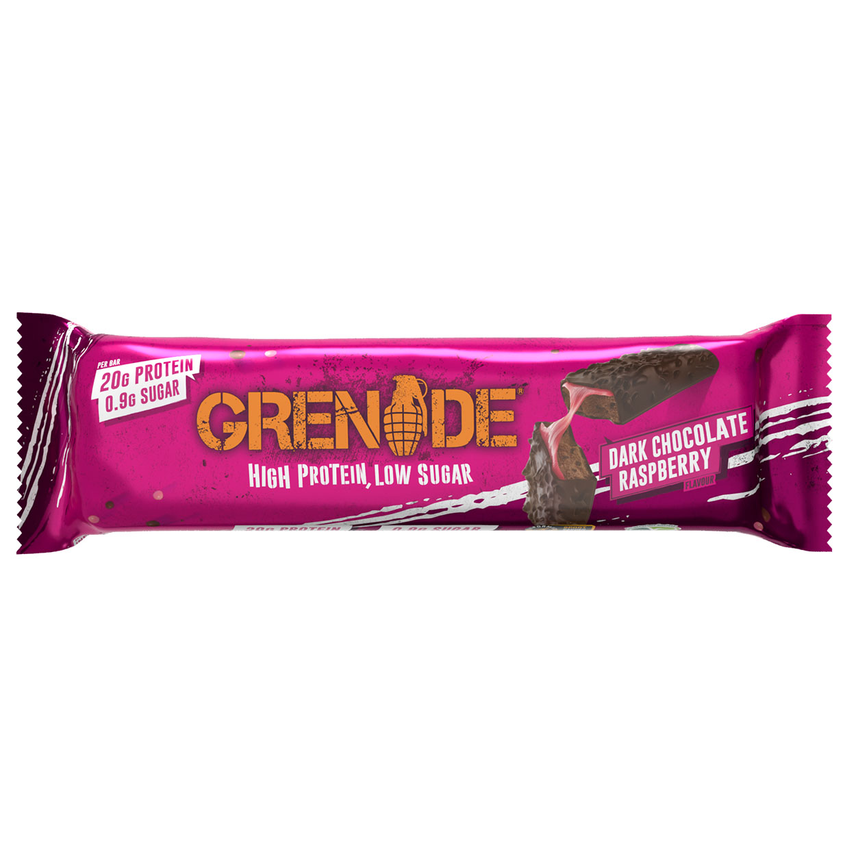 Protein Bar Dark Chocolate Raspberry Carb Killa, 60 g, Grenade