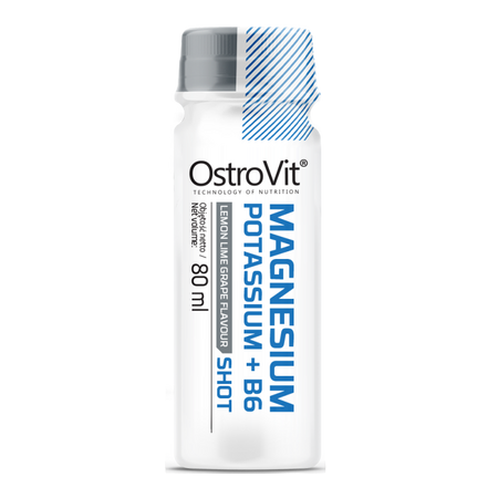 Magneziu Lichid 375 mg cu Potasiu și B6 Shot, 80 ml, Ostrovit