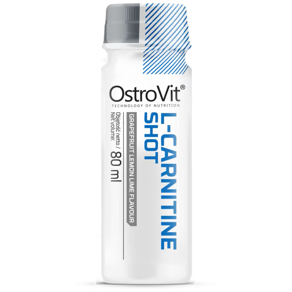 L-Carnitină lichidă Shot, 2500 mg, 80 ml, Ostrovit