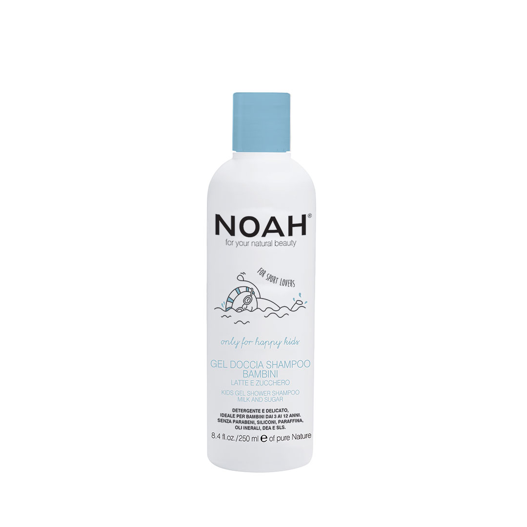 Gel de dus si sampon pentru copii, 250 ml, Noah