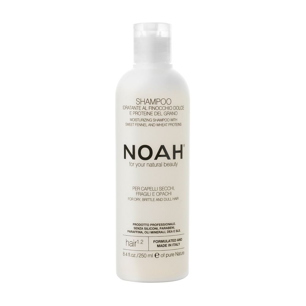 Sampon natural hidratant cu fenicul pentru par uscat, fragil si lipsit de stralucire (1.2), 250 ml, Noah