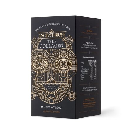 Pudra de colagen hidrolizat True Collagen, 200 g, Ancient and Brave 753241