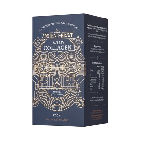 Colagen marin hidrolizat Wild Collagen, 200 g, Ancient and Brave 752614