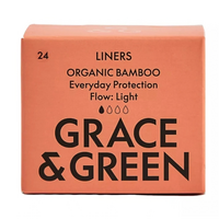 Absorbante zilnice din bambus, 24 bucati, Grace and Green