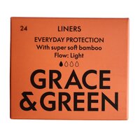 Absorbante zilnice din bambus, 24 bucati, Grace and Green