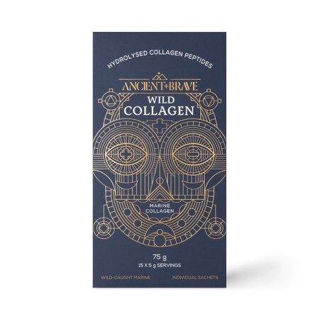 Colagen marin hidrolizat Wild Collagen, 15 plicuri, Ancient and Brave 752607