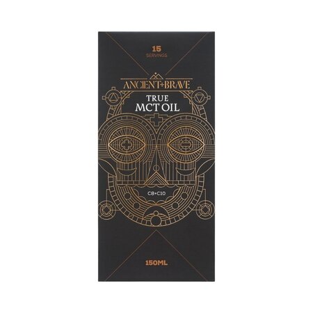 Ulei True MCT, 15 plicuri, Ancient and Brave