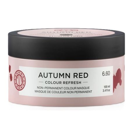 Masca coloranta de par Colour Refresh Autumn Red, 100 ml, Maria Nila