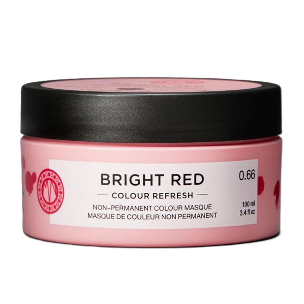 Masca de par nuantatoare Bright Red Colour Refresh, 100 ml, Maria Nila