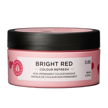 Masca coloranta de par Colour Refresh Bright Red, 100 ml, Maria Nila