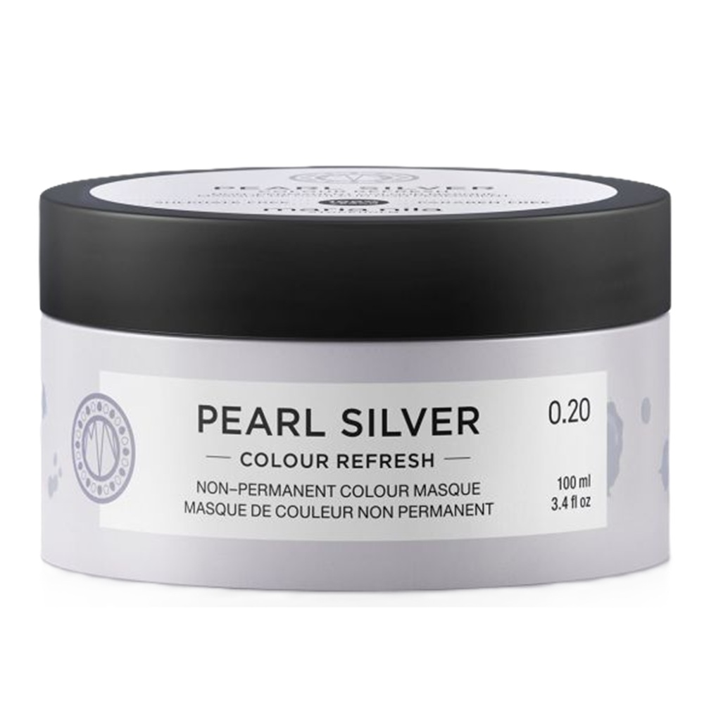 Masca de par nuantatoare Pearl Silver Colour Refresh, 100 ml, Maria Nila