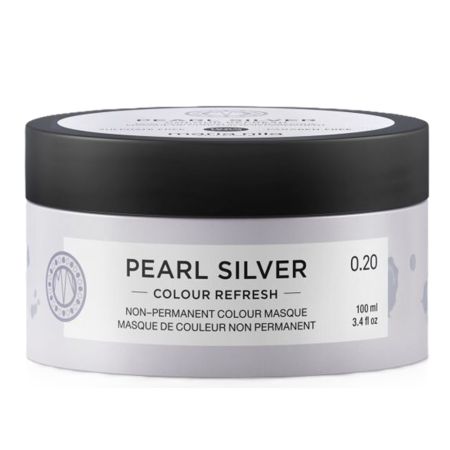 Masca coloranta de par Colour Refresh Pearl Silver, 100 ml, Maria Nila