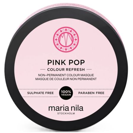 Masca de par nuantatoare Pink Pop Colour Refresh, 100 ml, Maria Nila 651042