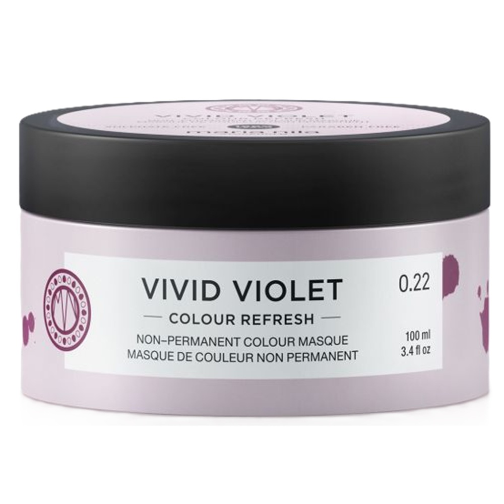 Masca de par nuantatoare Vivid Violet Colour Refresh, 100 ml, Maria Nila