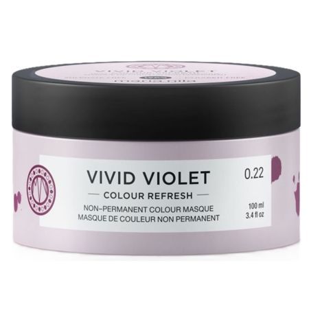 Masca coloranta de par Colour Refresh Vivid Violet, 100 ml, Maria Nila