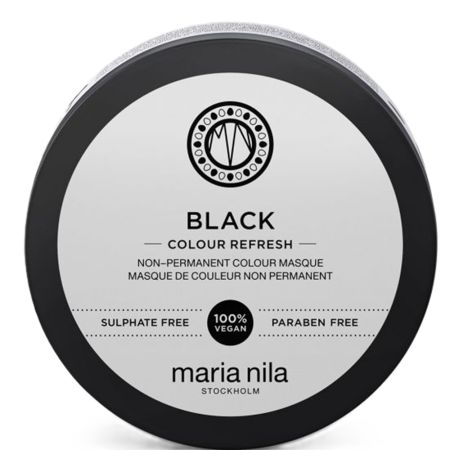 Masca de par nuantatoare Black Colour Refresh, 100 ml, Maria Nila 651061