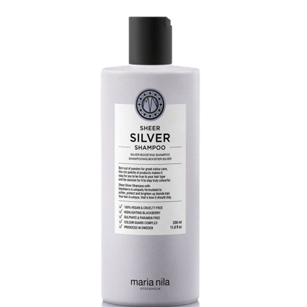 Sampon pentru par blond Sheer Silver, 350 ml, Maria Nila